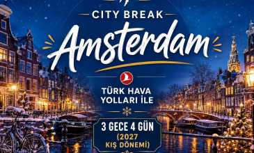 City Break Amsterdam Turu - Türk Hava Yolları İle - 3 Gece 4 Gün